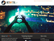Tablet Screenshot of getmytix.net